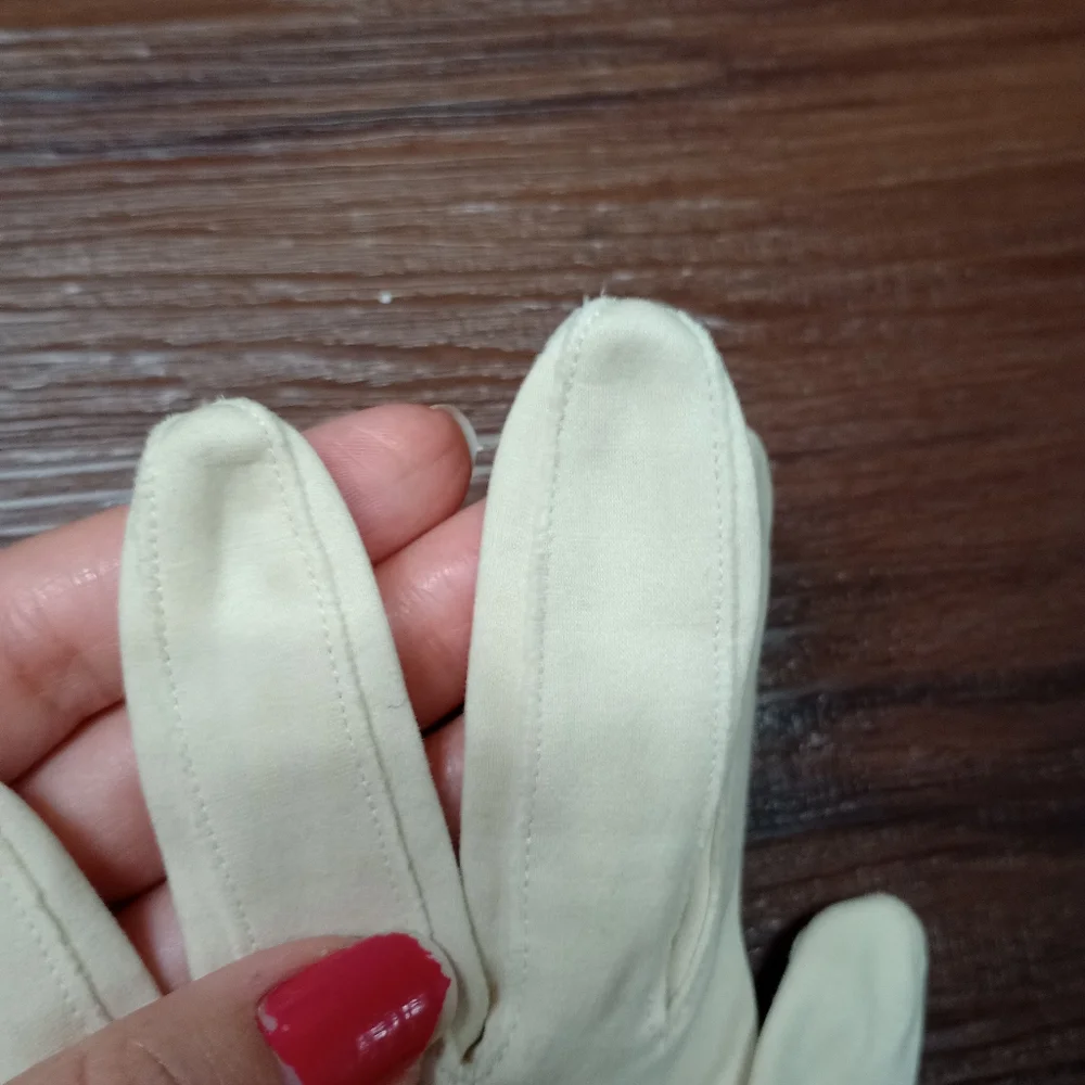 Vintage cottagecore regal embroidered gloves